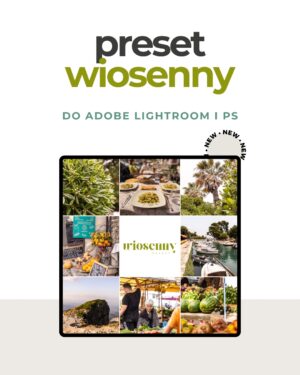 WIOSENNY - preset filtr do Lightroom i PS